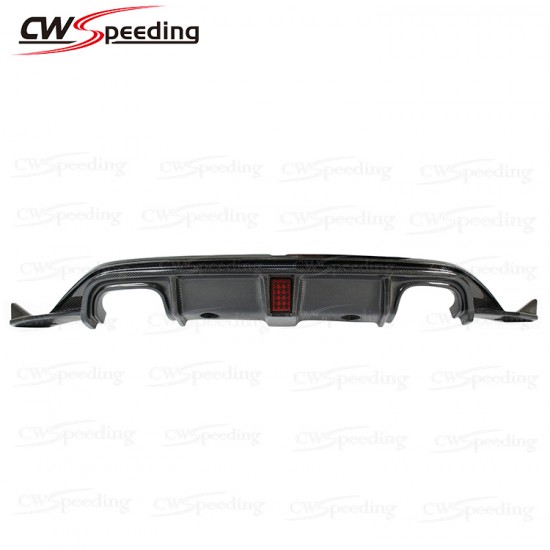  CWS STYLE CARBON FIBER REAR DIFFUSER(T-2) FOR 2014-2016 VW GOLF 7