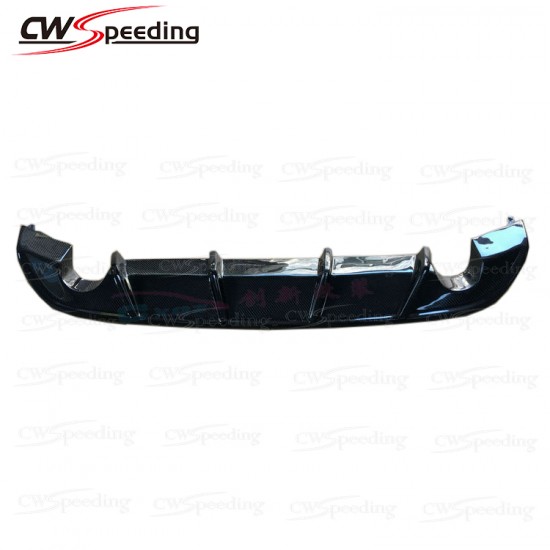CARBON FIBER REAR DIFFUSER (T-2) FOR VW GOLF 7 R RLINE CARBON FIBER REAR DIFFUSER (T-2) FOR VW GOLF 7 R RLINE