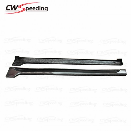 B STYLE CARBON FIBER SIDE SKIRTS FOR VW GOLF 7 