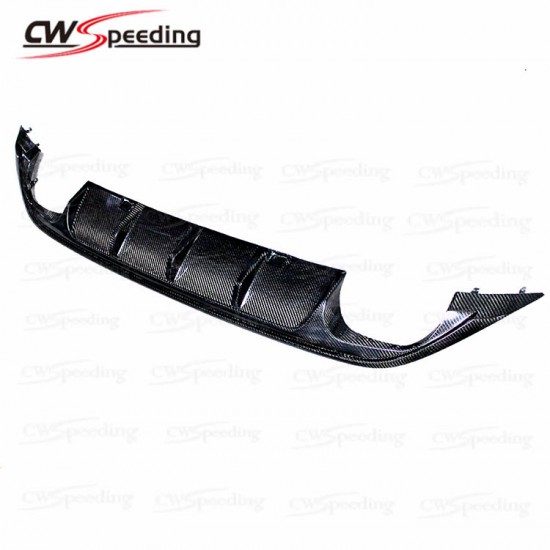 S-LINE STYLE CARBON FIBER REAR DIFFUSER(T-4) FOR 2014-2016 VW GOLF 7 /GTI S-LINE STYLE CARBON FIBER REAR DIFFUSER(T-4) FOR 2014-2016 VW GOLF 7 /GTI