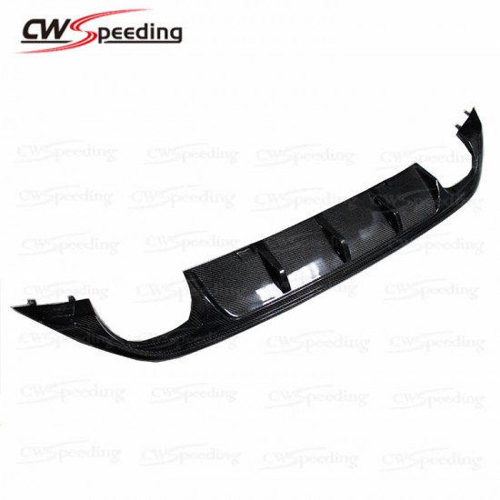 S-LINE STYLE CARBON FIBER REAR DIFFUSER(T-4) FOR 2014-2016 VW GOLF 7 /GTI S-LINE STYLE CARBON FIBER REAR DIFFUSER(T-4) FOR 2014-2016 VW GOLF 7 /GTI