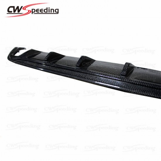 S-LINE STYLE CARBON FIBER REAR DIFFUSER(T-4) FOR 2014-2016 VW GOLF 7 /GTI S-LINE STYLE CARBON FIBER REAR DIFFUSER(T-4) FOR 2014-2016 VW GOLF 7 /GTI