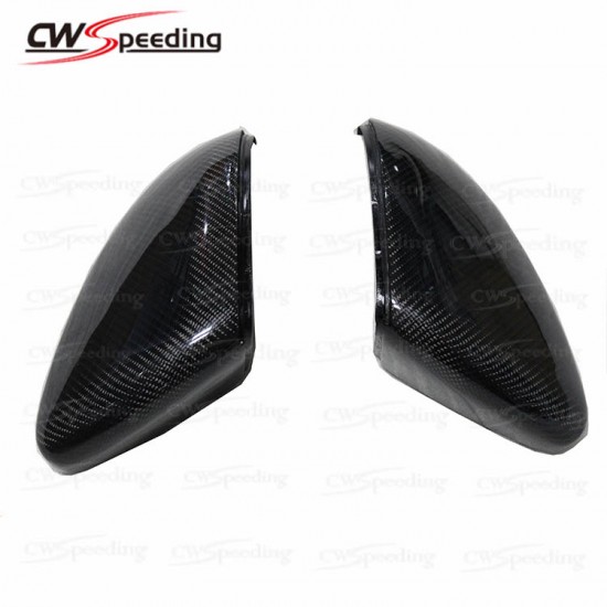 REPLACEMENT STYLE CARBON FIBER SIDE MIRROR COVER FOR 2014-2016 VW GLOF 7 REPLACEMENT STYLE CARBON FIBER SIDE MIRROR COVER FOR 2014-2016 VW GLOF 7