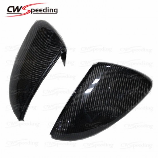 REPLACEMENT STYLE CARBON FIBER SIDE MIRROR COVER FOR 2014-2016 VW GLOF 7 REPLACEMENT STYLE CARBON FIBER SIDE MIRROR COVER FOR 2014-2016 VW GLOF 7