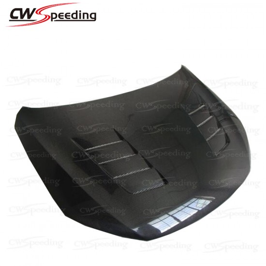 CARBON FIBER HOOD WITH HOLE FOR 2009-2016 VW SCIROCCO