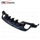 KT STYLE CARBON FIBER REAR DIFFUSER FOR VW SCIROCCO