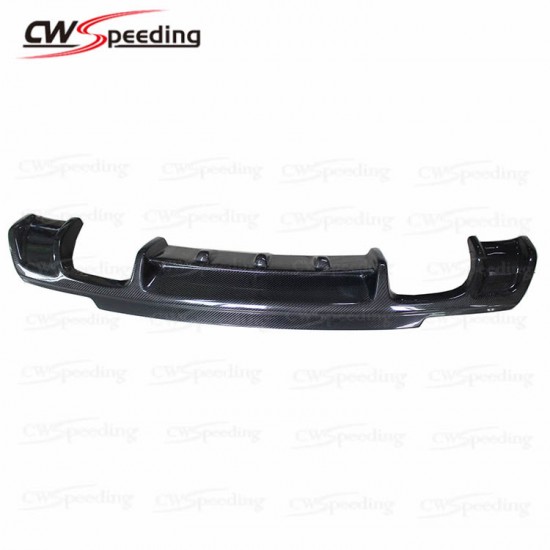 CARBON FIBER REAR DIFFUSER FOR 2015-2016 VW SCIROCCO R-LINE 