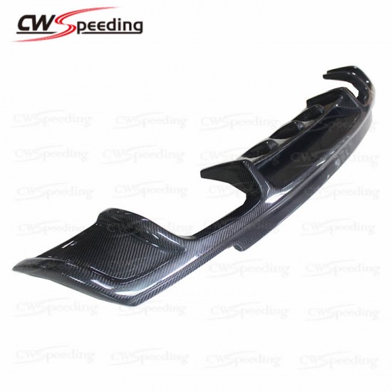 CARBON FIBER REAR DIFFUSER FOR 2015-2016 VW SCIROCCO R-LINE CARBON FIBER REAR DIFFUSER FOR 2015-2016 VW SCIROCCO R-LINE