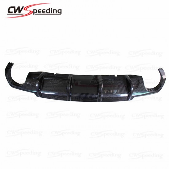 CARBON FIBER REAR DIFFUSER (T-2) FOR 2015-2016 VW SCIROCCO R