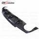 CARBON FIBER REAR DIFFUSER (T-2) FOR 2015-2016 VW SCIROCCO R CARBON FIBER REAR DIFFUSER (T-2) FOR 2015-2016 VW SCIROCCO R