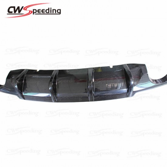 CARBON FIBER REAR DIFFUSER (T-2) FOR 2015-2016 VW SCIROCCO R