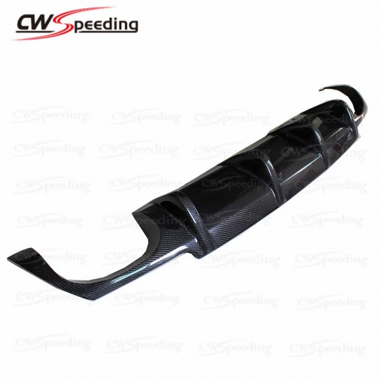 CARBON FIBER REAR DIFFUSER (T-4) FOR 2015-2016 VW SCIROCCO R CARBON FIBER REAR DIFFUSER (T-4) FOR 2015-2016 VW SCIROCCO R