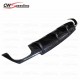 CARBON FIBER REAR DIFFUSER (T-4) FOR 2015-2016 VW SCIROCCO R