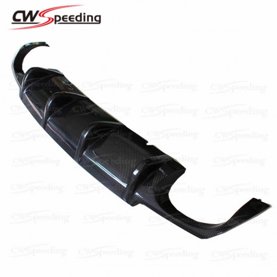 CARBON FIBER REAR DIFFUSER (T-4) FOR 2015-2016 VW SCIROCCO R CARBON FIBER REAR DIFFUSER (T-4) FOR 2015-2016 VW SCIROCCO R