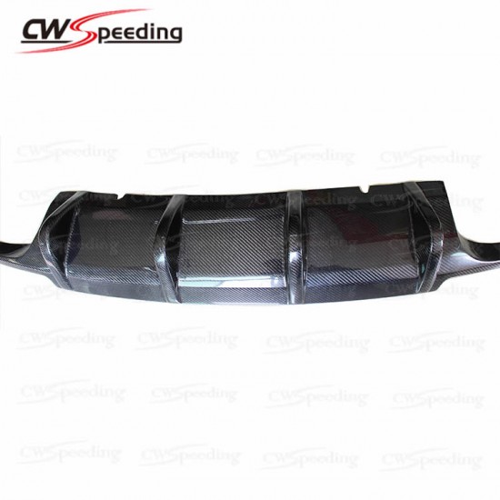 CARBON FIBER REAR DIFFUSER (T-4) FOR 2015-2016 VW SCIROCCO R