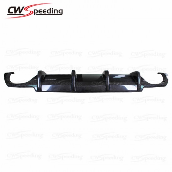 CARBON FIBER REAR DIFFUSER (T-4) FOR 2015-2016 VW SCIROCCO R CARBON FIBER REAR DIFFUSER (T-4) FOR 2015-2016 VW SCIROCCO R